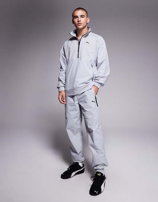 Puma Pumatech track pants in gray echo