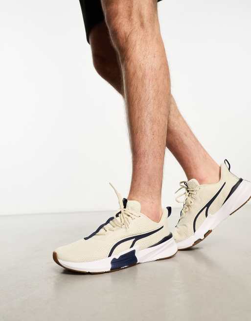 PUMA – PWR Frame – Lauf-Sneaker in Hellbeige, 3 von 4