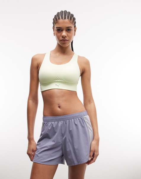 Puma Pwrbreathe run bra padded in apple spritz - view 1