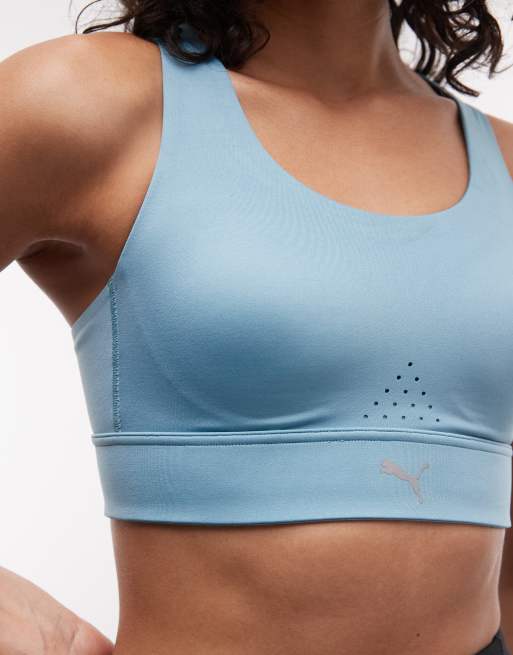 Puma Pwrbreathe run bra padded in baltic sea blue, 3 of 4