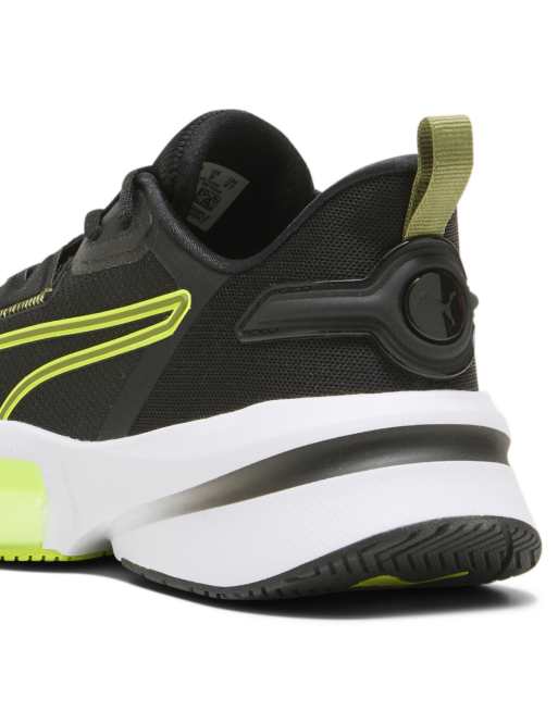 Black and lime green puma shoes best sale