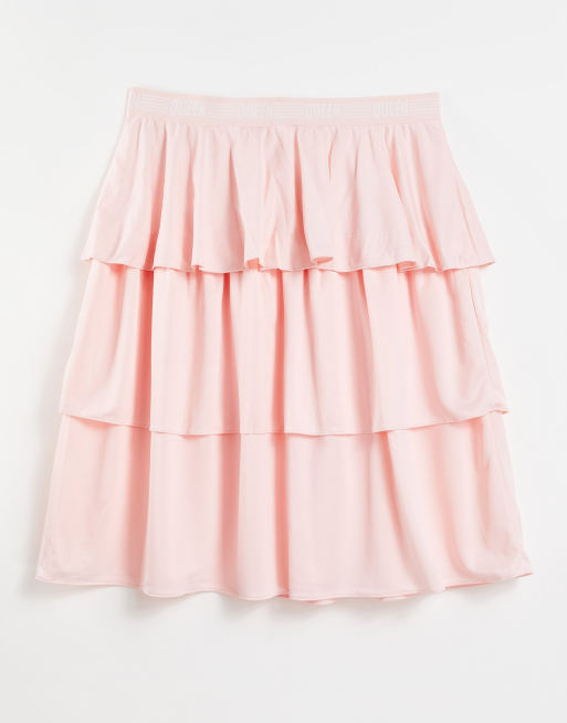 Pink 2025 tiered skirt