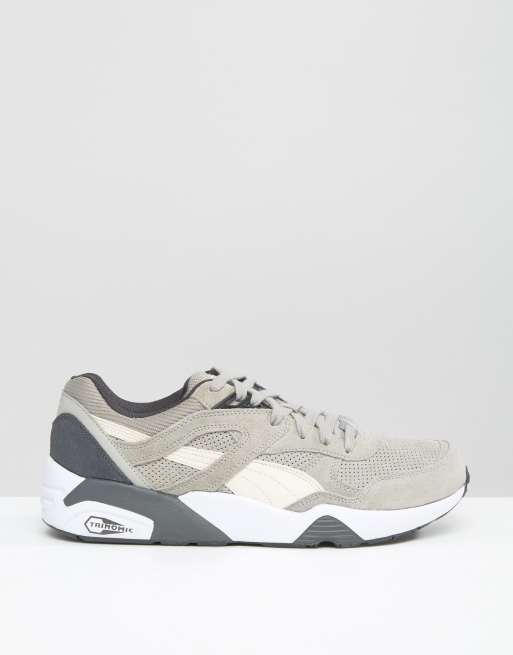 Puma trinomic shop r698 homme beige