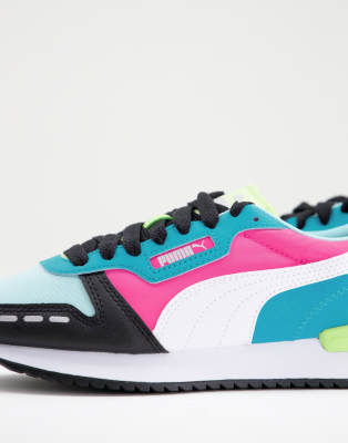 neon puma trainers