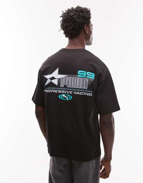 Puma Racing 99 back print t-shirt in black Exclusive at ASOS
