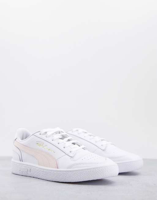Puma - Ralph Sampson - Baskets basses - Blanc et rose
