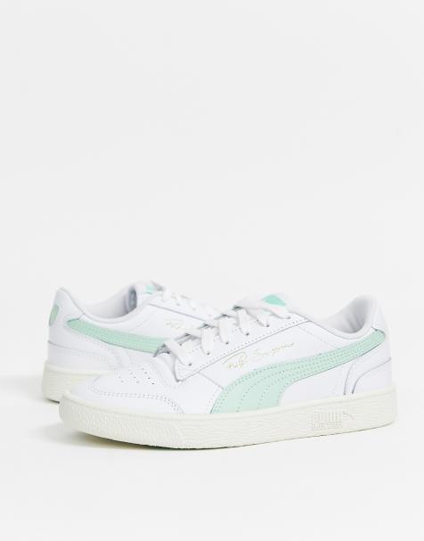 Puma - Ralph Sampson - Baskets - Blanc et menthe