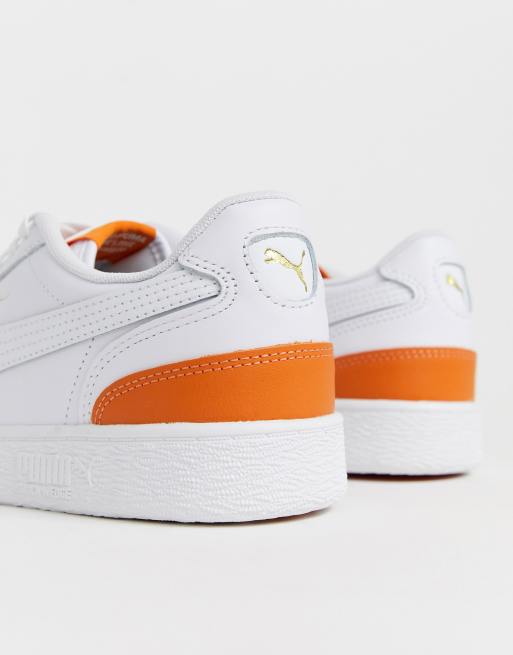 Puma blanche et orange sale