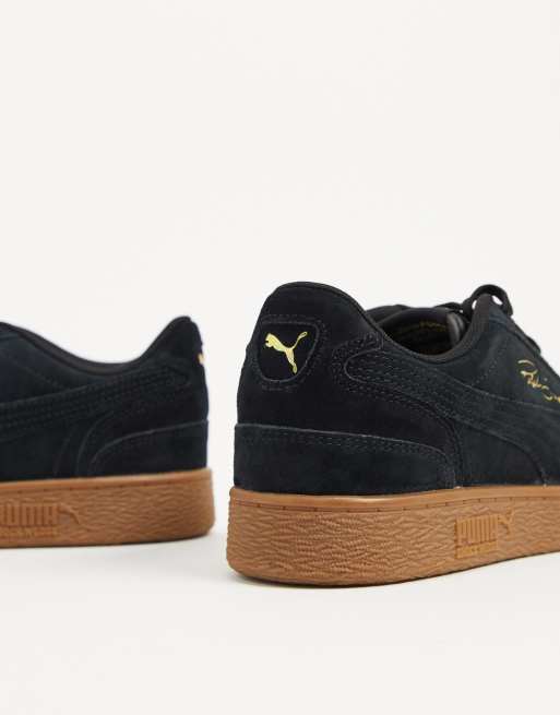 Puma ralph sampson clearance lo trainers in black