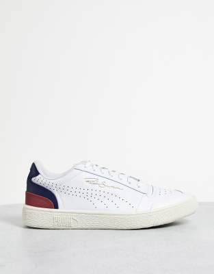 puma ralph sampson low white blue