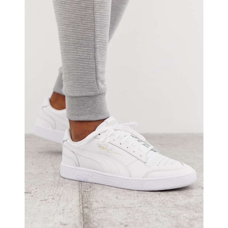 Puma Ralph Sampson Lo sneakers in triple white ASOS