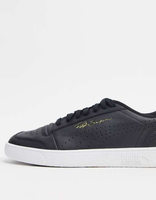 Puma Ralph Sampson Perforated trainers in black