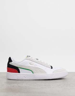 puma nere e bianche basse