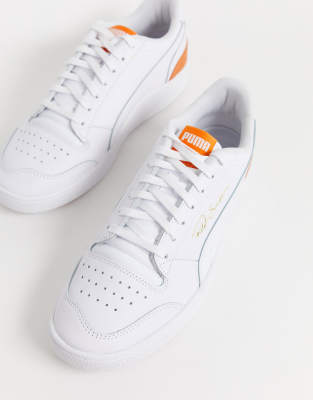 puma white orange