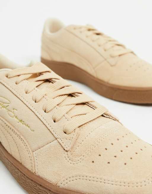 Puma Ralph Sampson suede gum sole sneakers in tan exclusive to ASOS ASOS