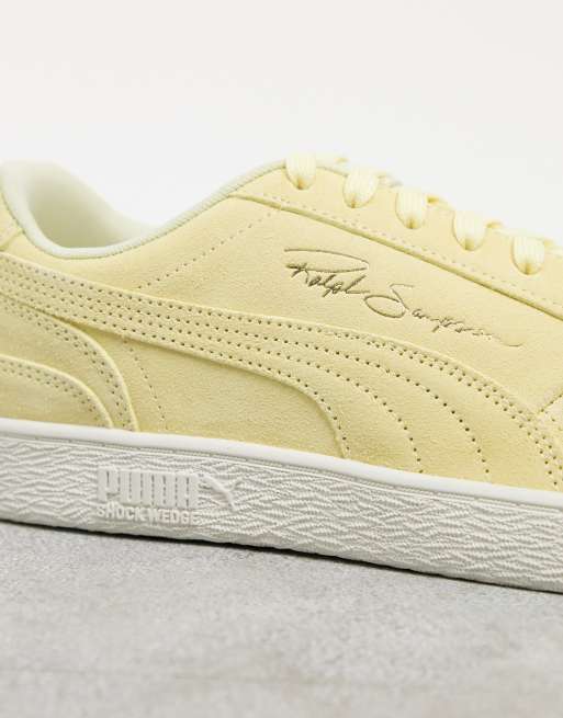 puma ralph sampson suede gum sole trainers in tan