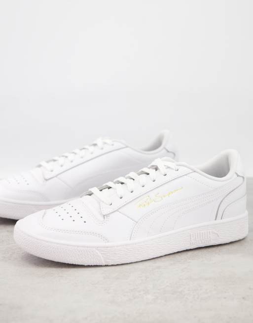Puma – Ralph Sampson – Trippelvita låga sneakers
