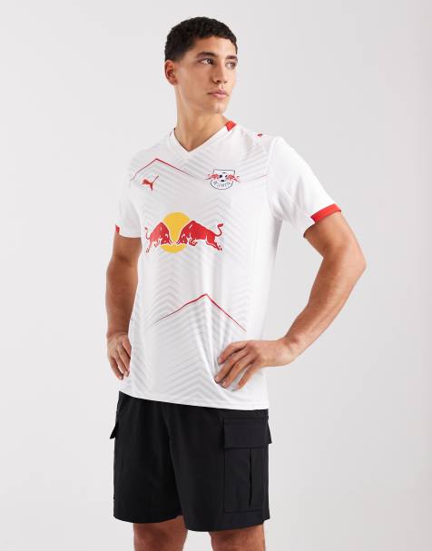 Puma Rb leipzig 25/26 home jersey in puma white-for all time red - view 1