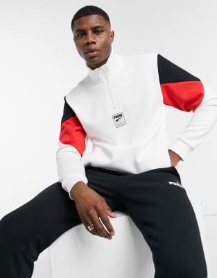 puma half zip sweatshirt