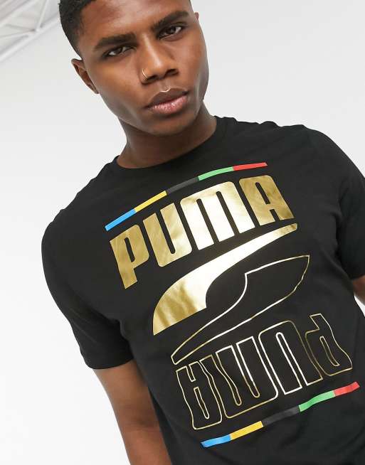 Puma rebel t shirt sale