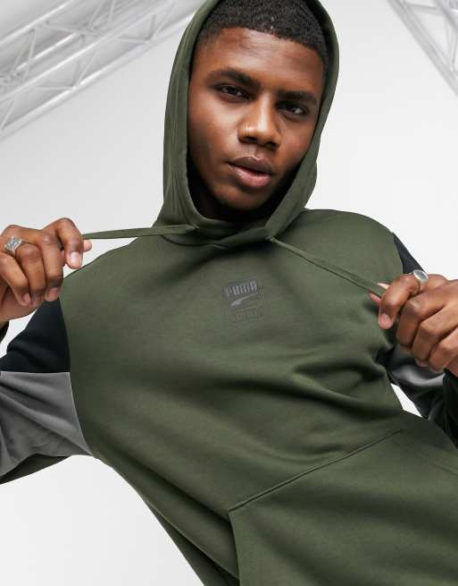 Mens khaki 2025 puma hoodie