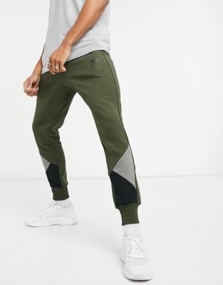 puma khaki joggers