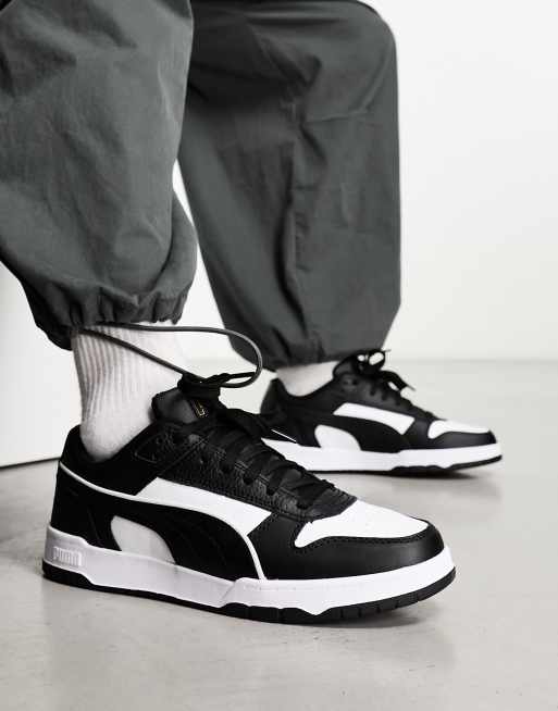 Puma noir shop et blanc