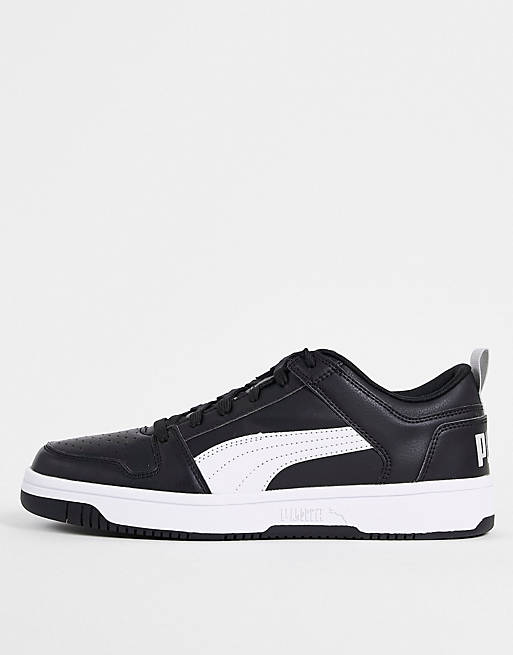 asos.com | PUMA Rebound Layup LO SL Sneaker in Schwarz und Weiß
