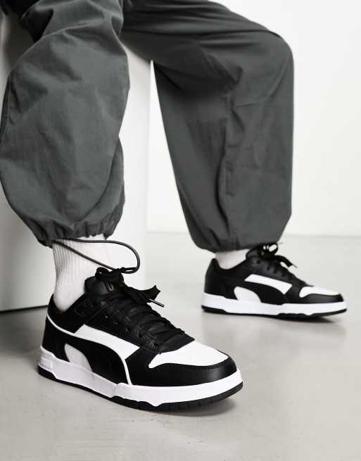 Cheap black and white on sale trainers