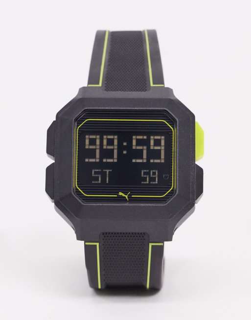 Puma remix watch in black