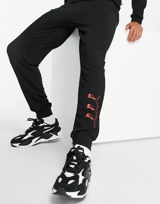 puma repeat logo joggers