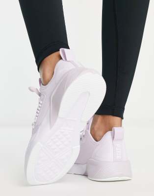 puma lilac trainers