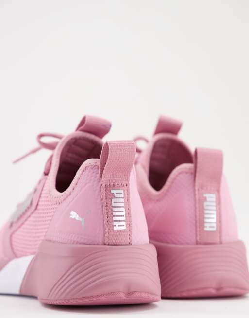 Ladies pink sale puma trainers