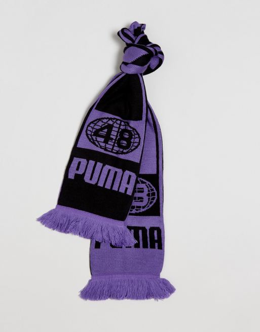 Puma – Retro-Fußballschal in Violett, exklusiv bei ASOS, 2 von 4