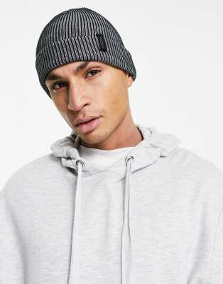 ASOS beanie Puma rib | black fisherman in