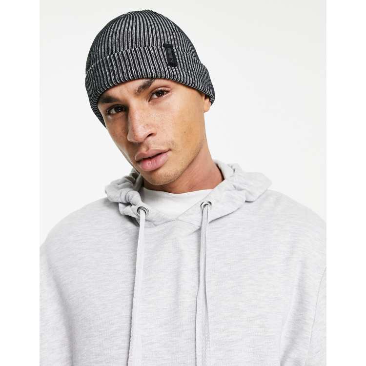 Puma rib fisherman beanie in black | ASOS