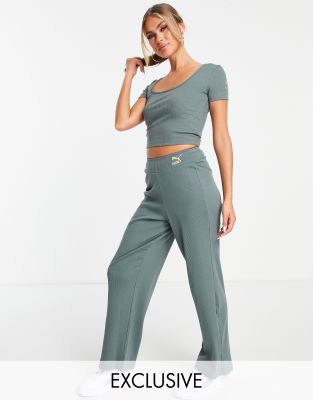 puma infuse wide leg pants