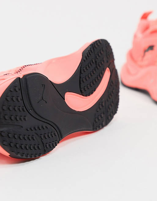 Puma Rise Glow sneakers in neon pink