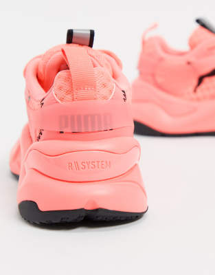 rise neon women's trainers