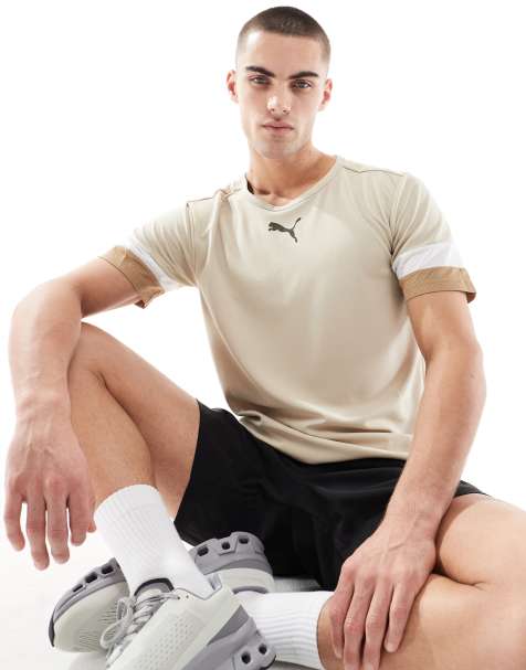 PUMA - Rise - T-shirt de football - Beige - view 1
