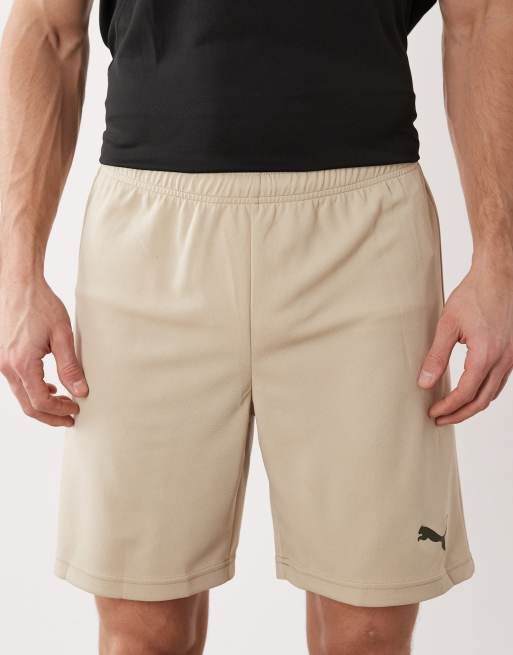 PUMA - Rise - Voetbalshort in beige, 4 van 5