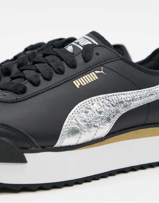 Puma Roma Amor Metal sneakers in black ASOS