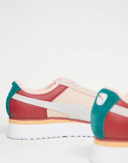 Puma roma best sale amor platform sneakers