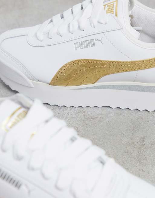 Puma roma sale amor metallic sneakers