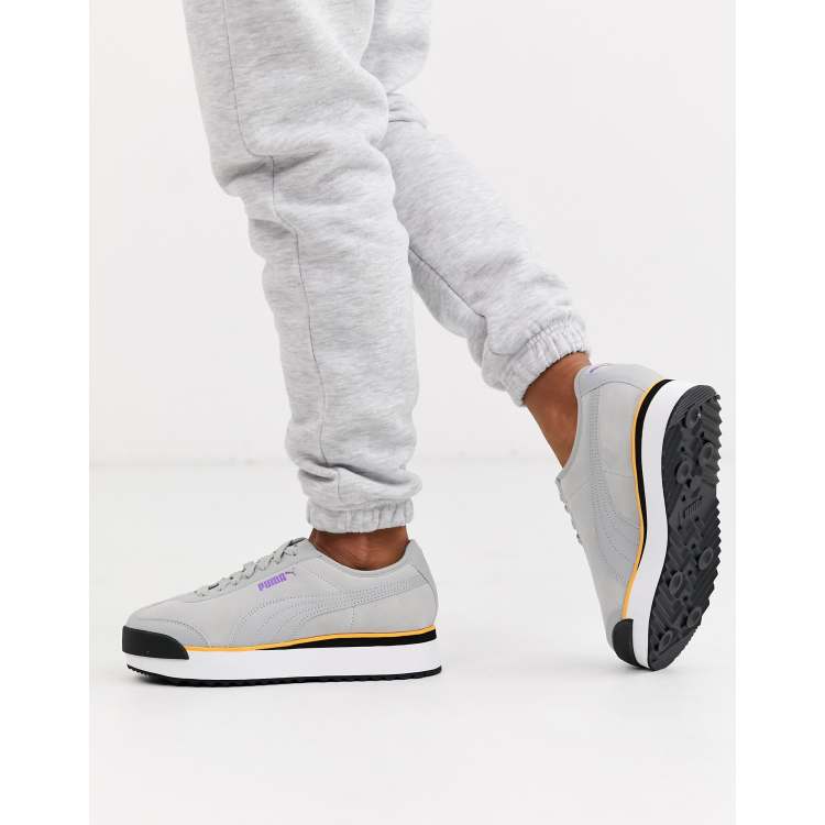 Puma hot sale platform grigie