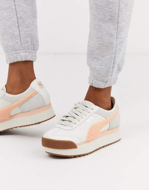 Puma roma outlet platform sneakers
