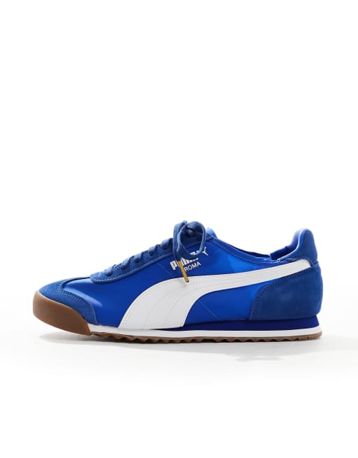 Puma roma cheap shoes blue