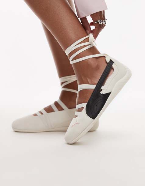 Puma Rosé Collection Speedcat ballet flats in white - view 1