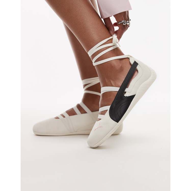 Puma Rosé Collection Speedcat ballet flats in white ASOS