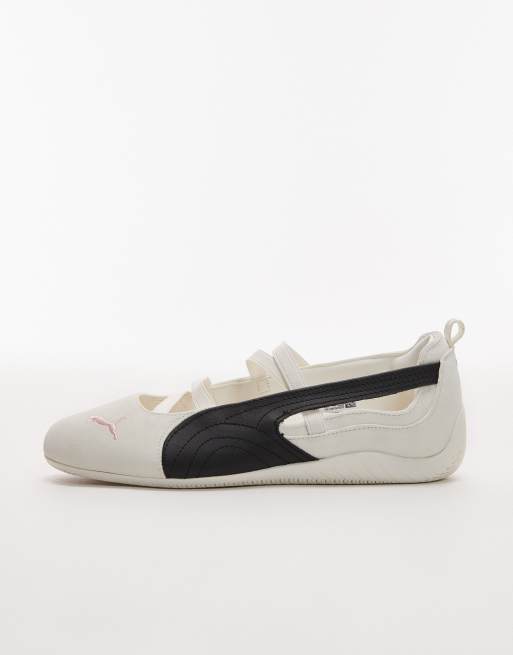 Puma Rosé Collection Speedcat ballet flats in white, 2 of 5